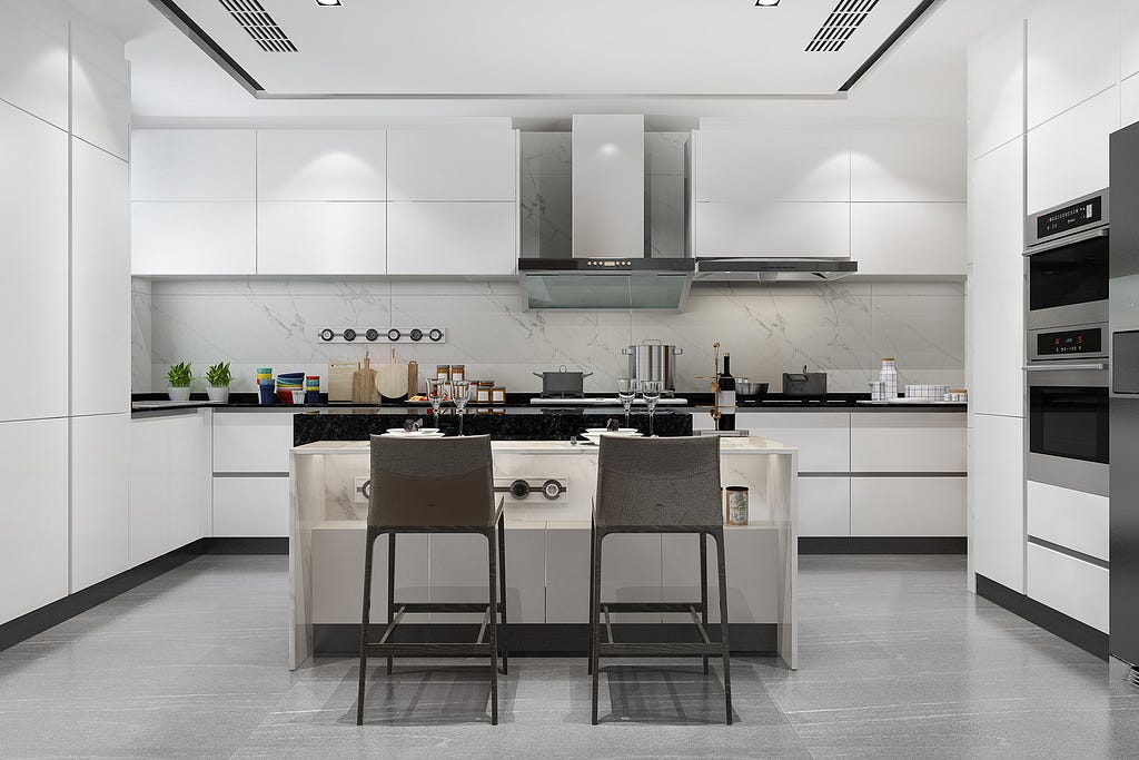 Classic white kitchen