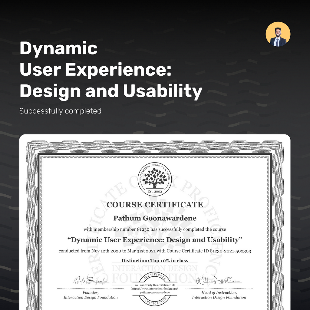 Dynamic User Experience: Design and Usability