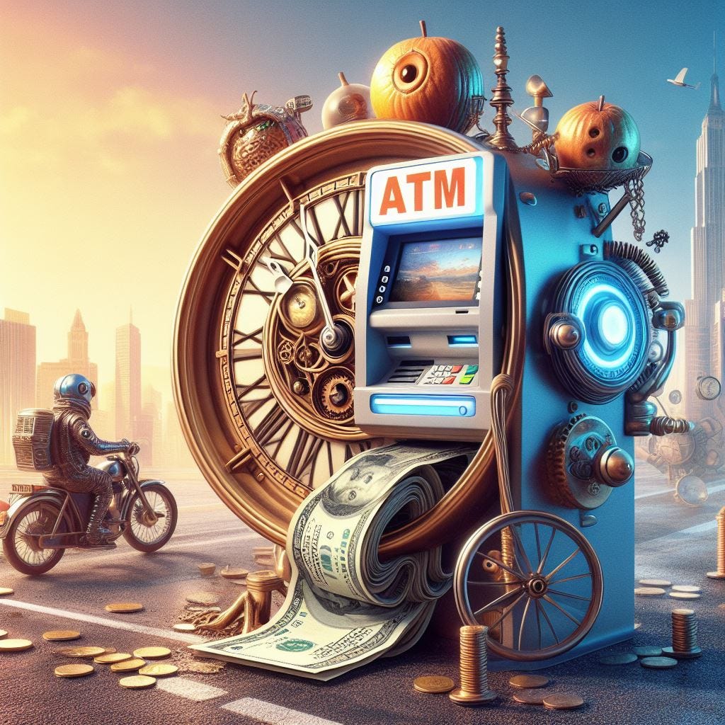 If Time is Money ATM is a Time Machine-