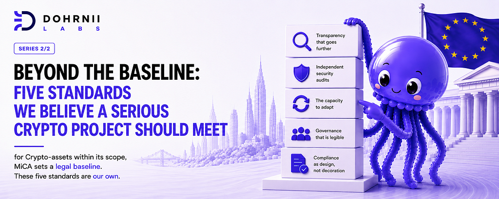 Beyond the Baseline: Five Standards We Believe a Serious Crypto Project Should Meet