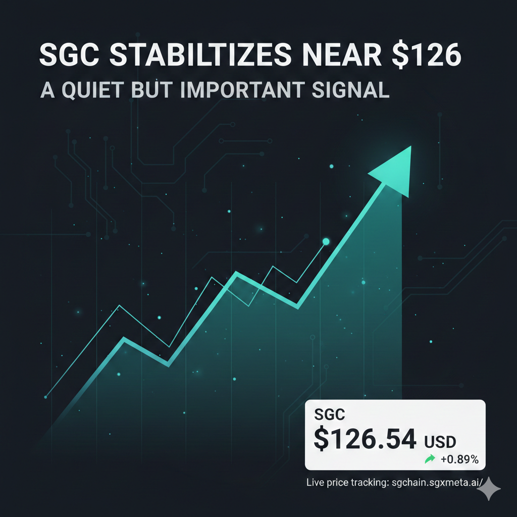 SGC Stabilizes Near $126 — A Quiet but Important Signal