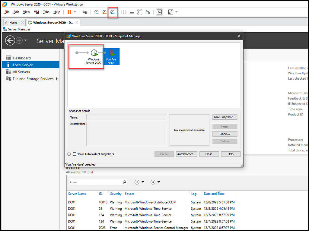 Figure 32 — shows the VM Snapshot. https://medium.com/r3d-buck3t