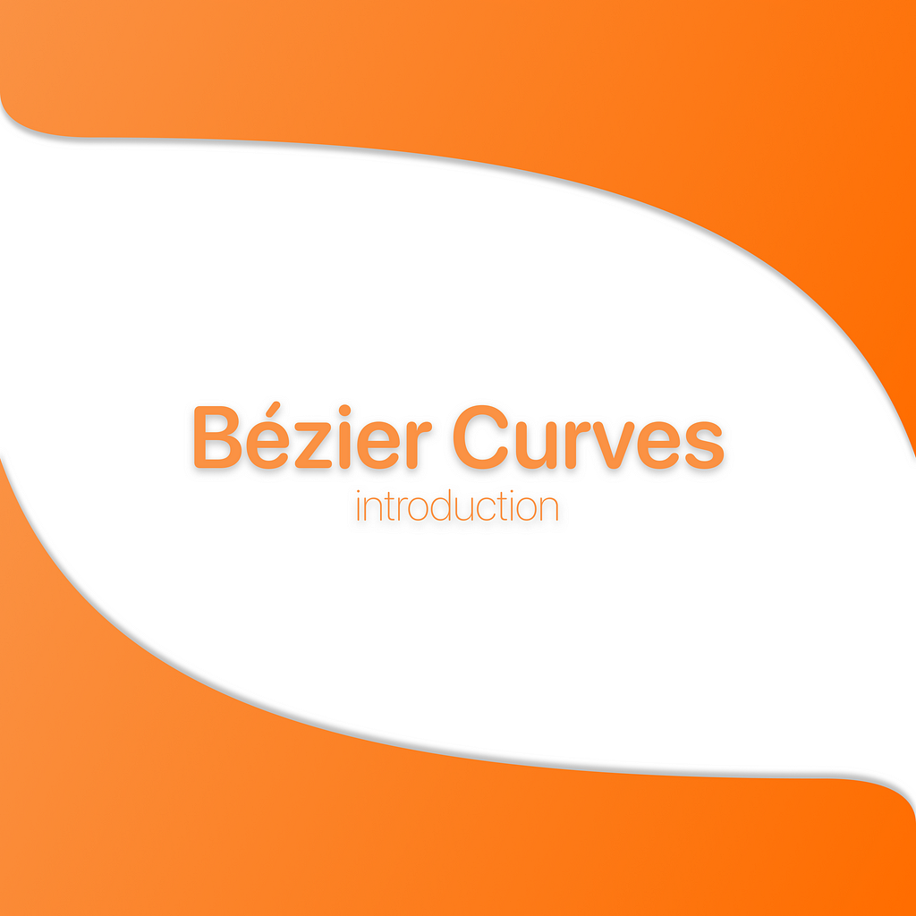 This article's banner, writen in the center: "Bézier Curves - introduction"