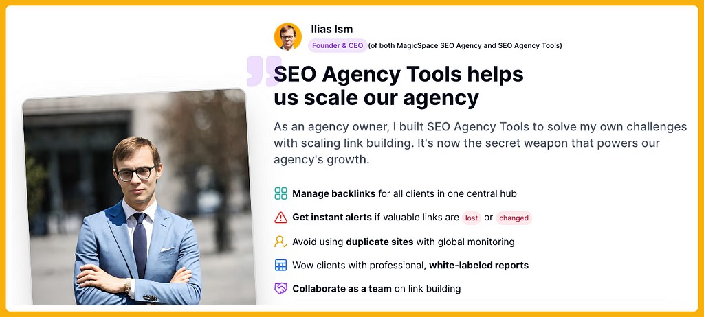 SEO Agency Tools helps us scale our agency