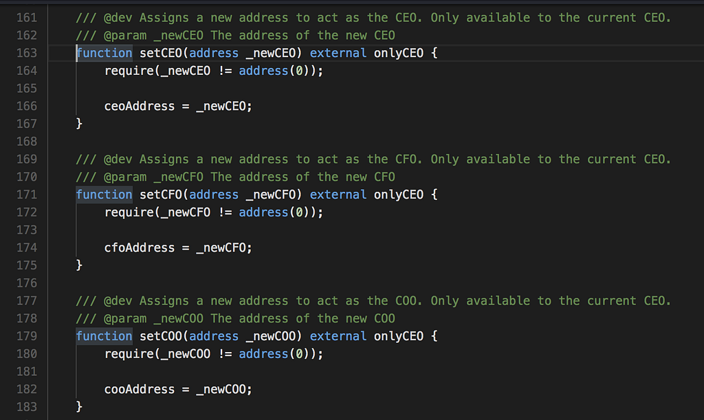 Solidity function modifier Solidity function modifier