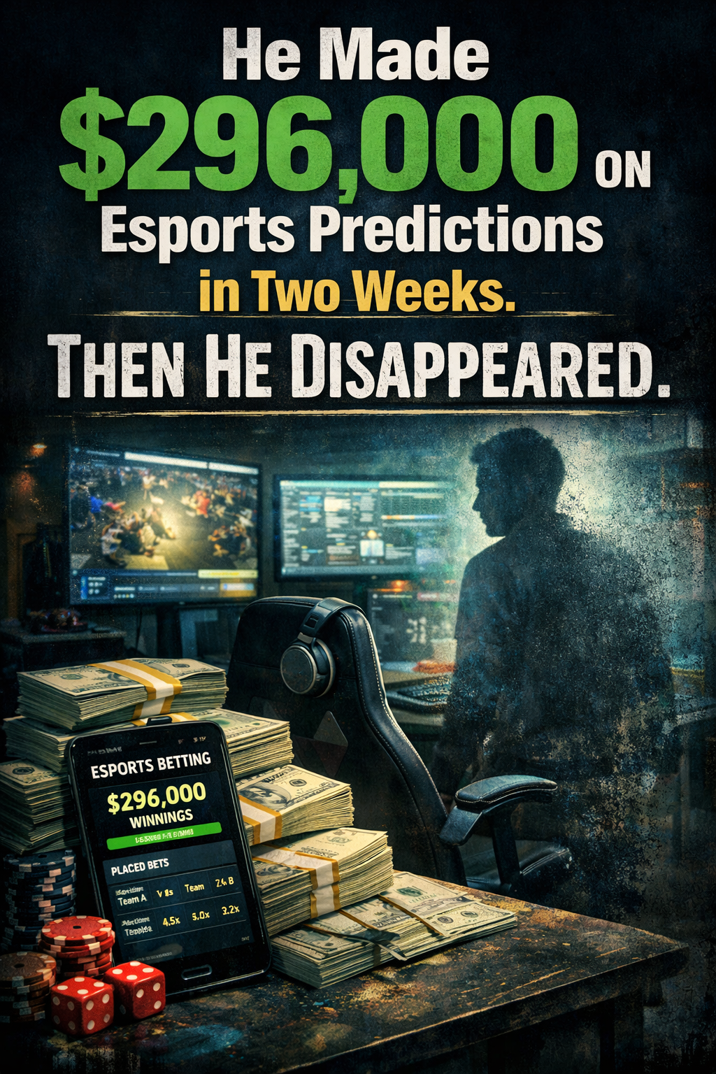 He Made $296,000 on Esports Predictions in Two Weeks. Then He Disappeared.