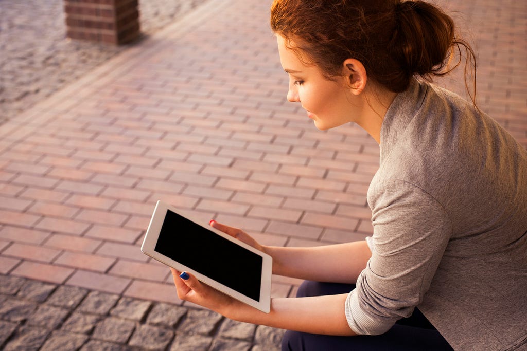 Woman reading