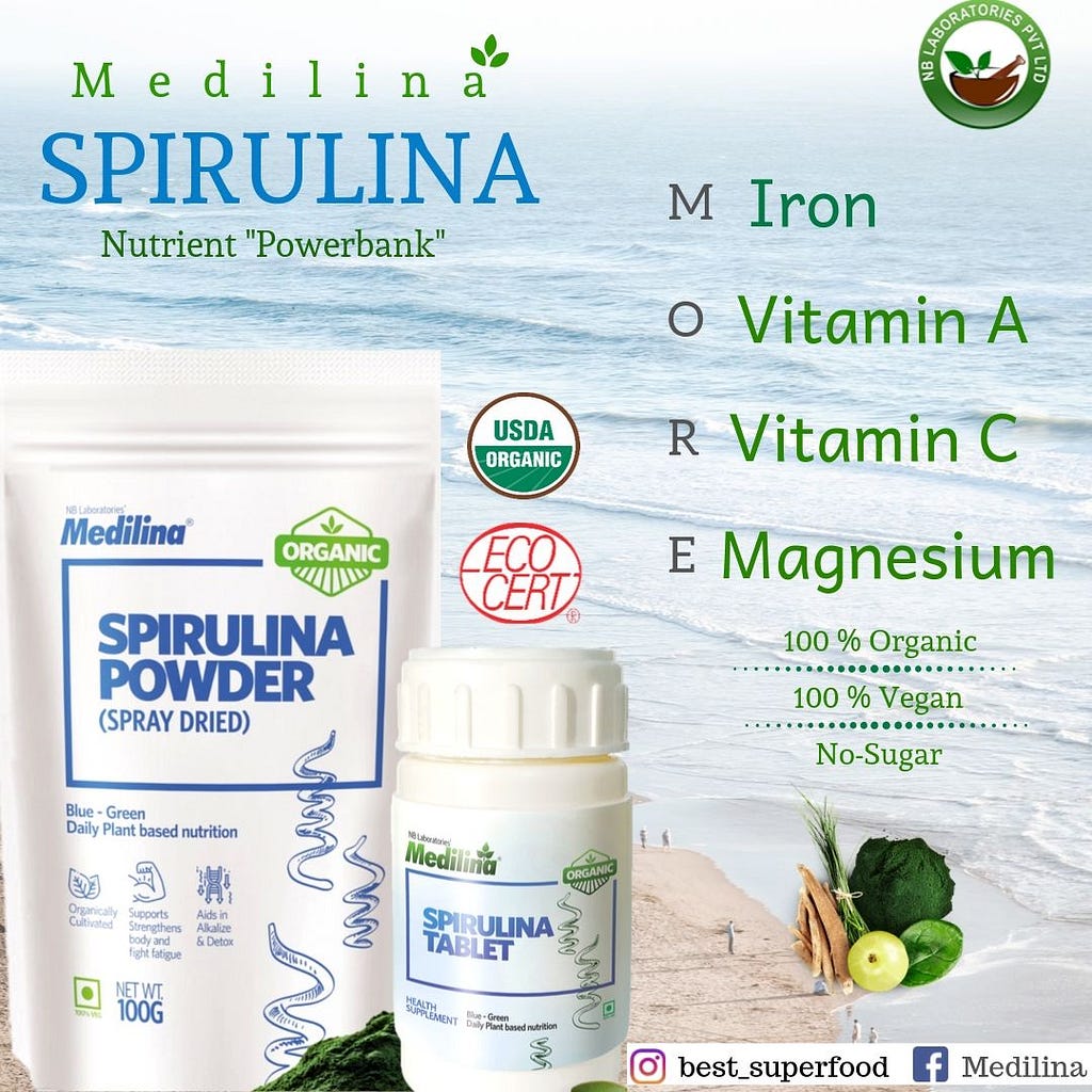 Medilina Organic Spirulina