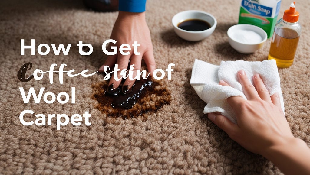 How to remove coffee stains from wool carpet