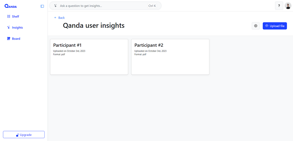 Get actionable insights with instant analysis with QandA