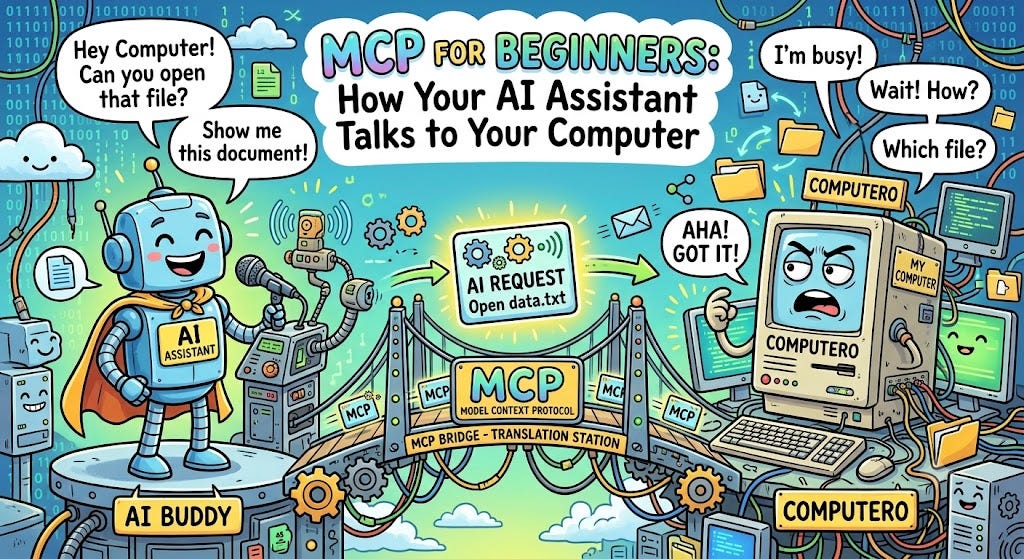 MCP for Beginners: How Your AI Assistant Talks to Your Computer