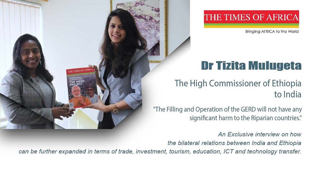Ethiopian envoy Tizita Mulugeta to India