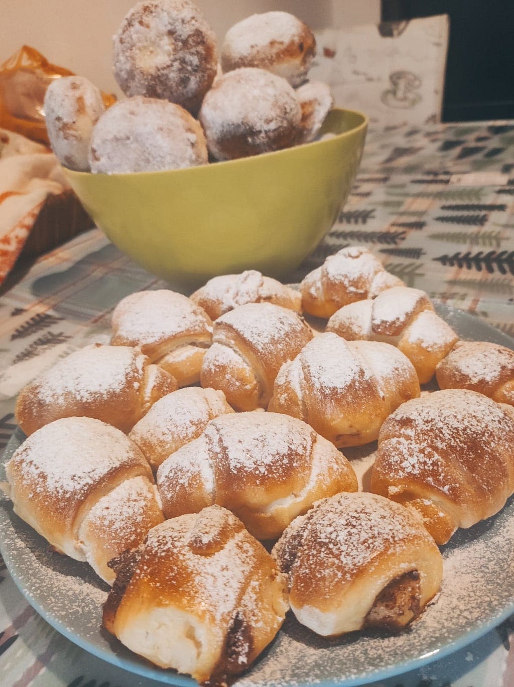 How I make fluffy doughnuts and croissants❤