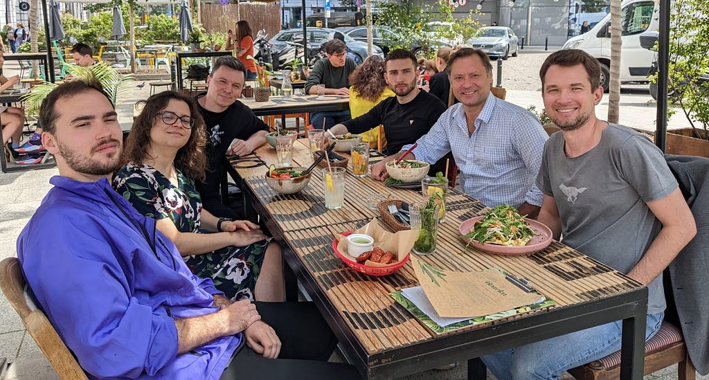 SMOK Team, left to right, Luca, Diana, Sasha, Tomek, Paul & Borys