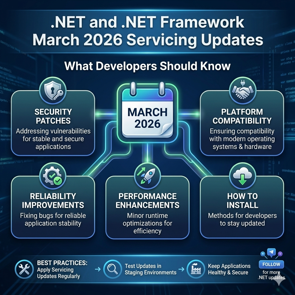 .NET and .NET Framework March 2026 Servicing Updates: What Developers Should Know