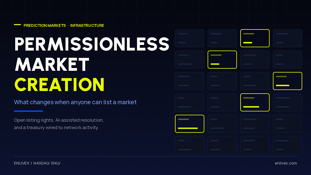 Permissionless Market Creation Explained: What Changes When Anyone Can List a Prediction Market
