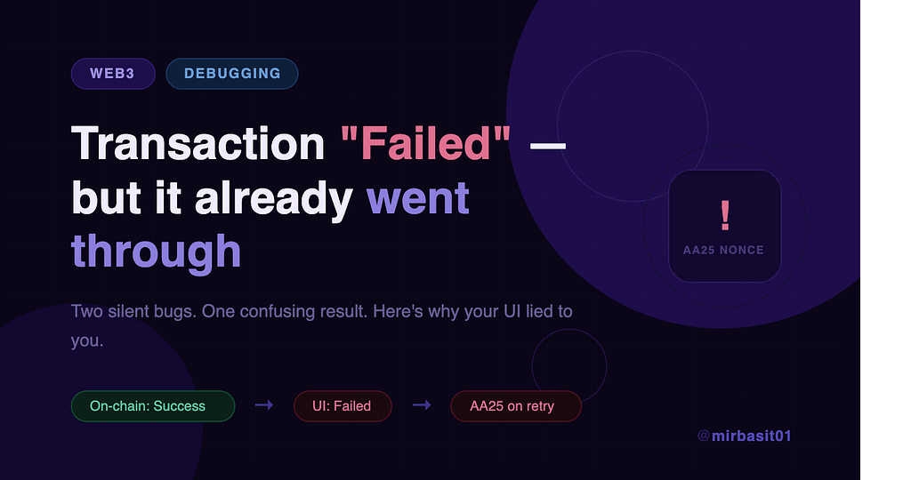 Why Your Transaction Shows “Failed” But Your Money Is Already Gone