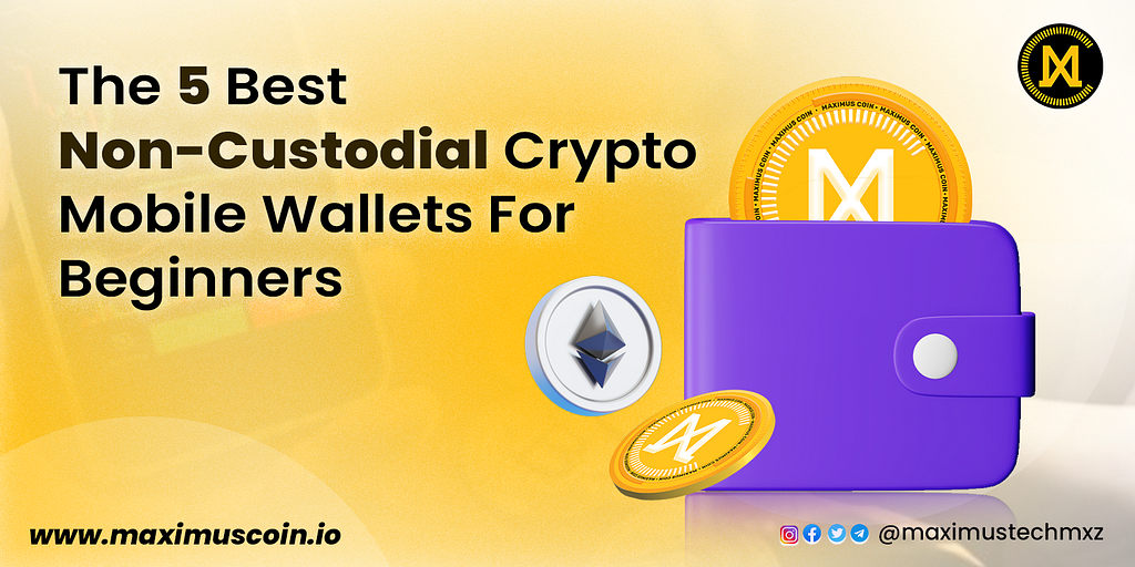 Maximus Tech blog cover titled The 5 Best Non-Custodial Crypto Wallets For Beginners