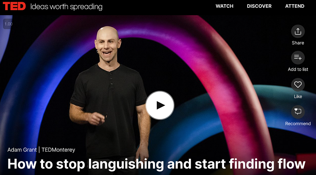 TED Talk by Adam Grant — Languishing