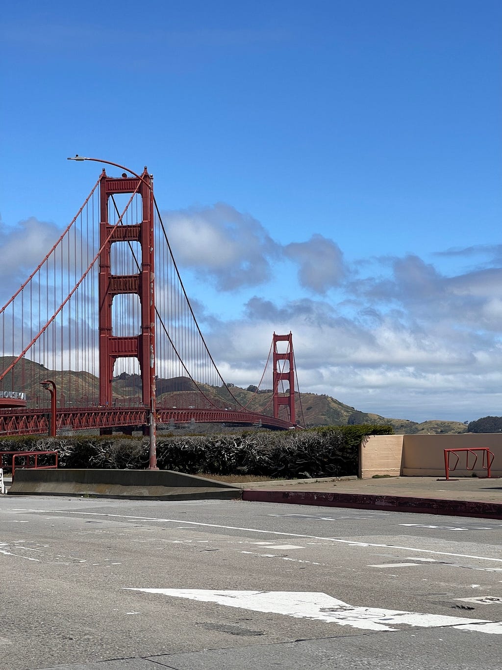 Entrance to Golden Gate Bridge