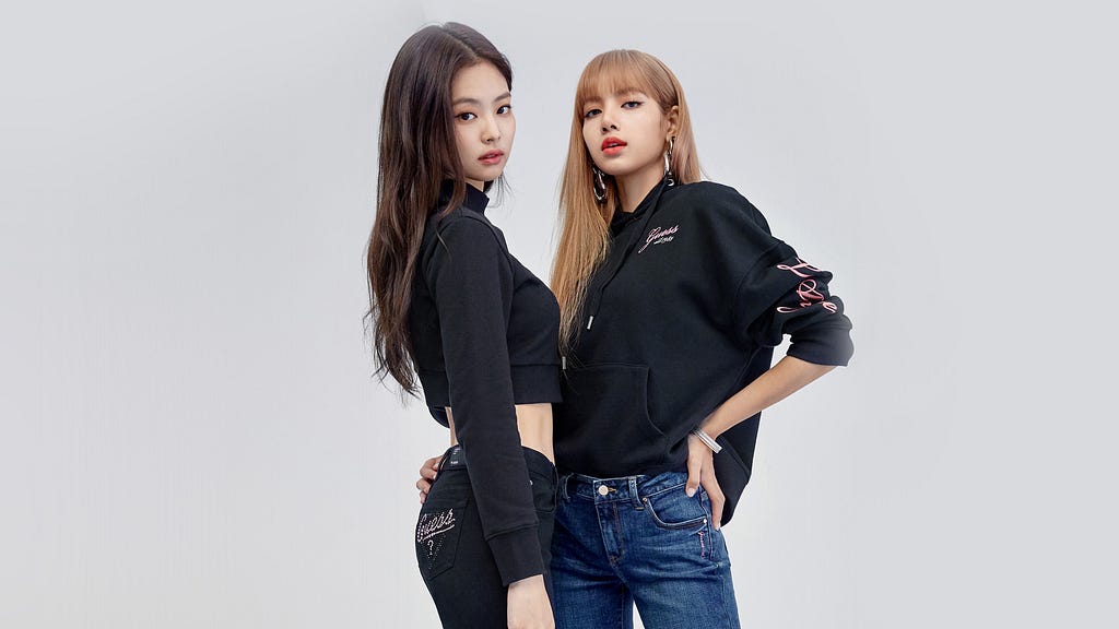 blackpink members lisa and jennie streetstyle fashion look