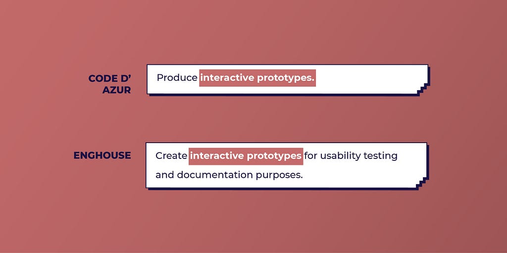 Code D' Azur and Enghouse look for Prototyping work from UX designers