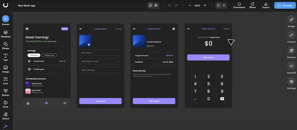 uizard interface