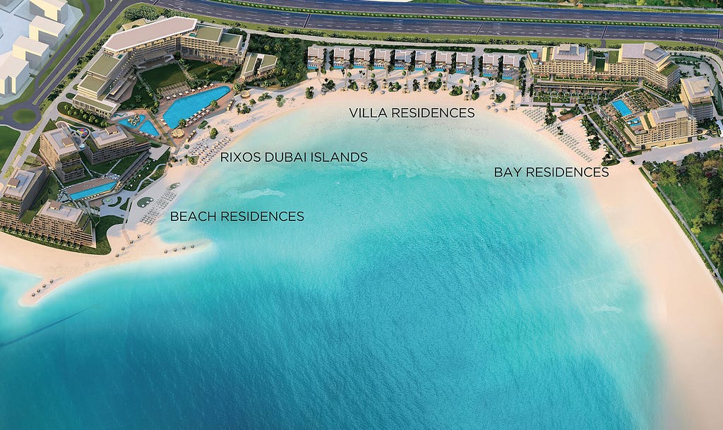 Rixos Dubai islands Master Plan