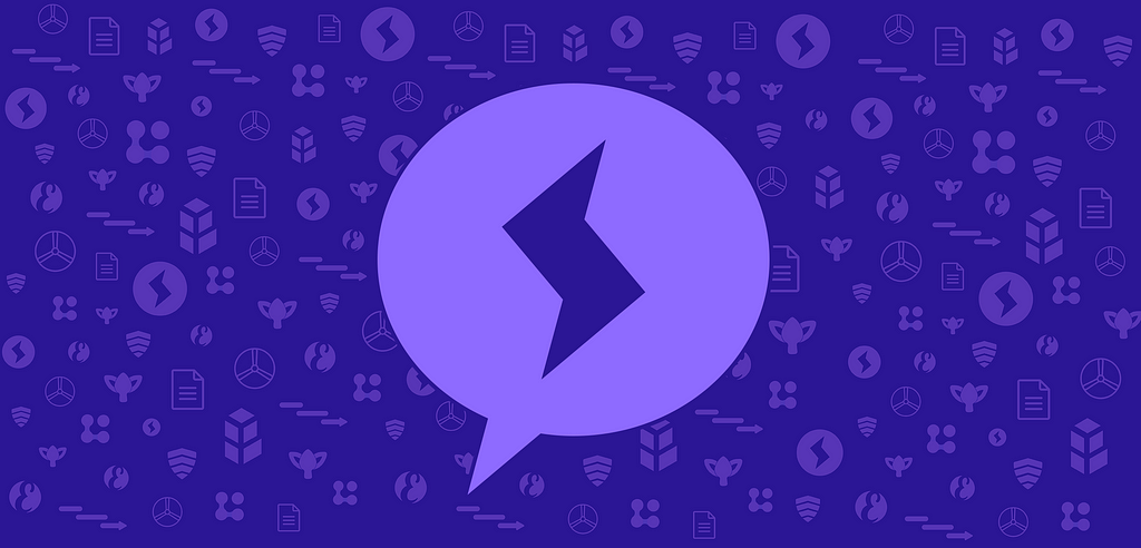 Sense.Chat icon on purple background with other blockchain company logos.