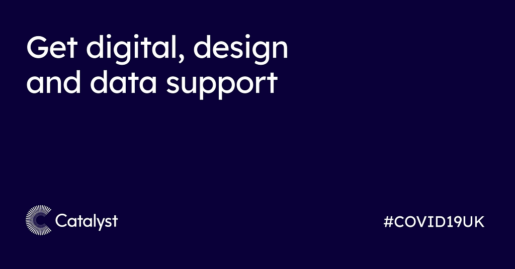 Get digital, design and data support