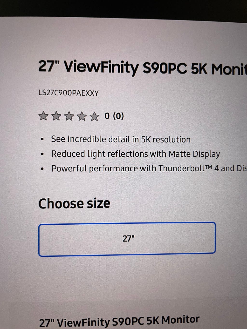 Improved text rendering on the Samsung monitor with phone calibration, matching the MacBook’s.