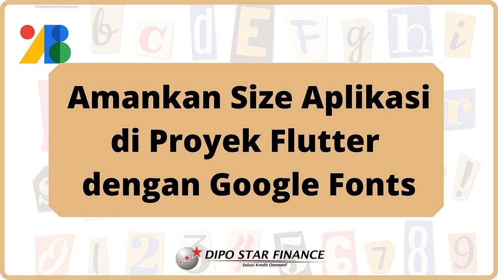 Amankan Size Google Fonts di Aplikasi pada Proyek Flutter
