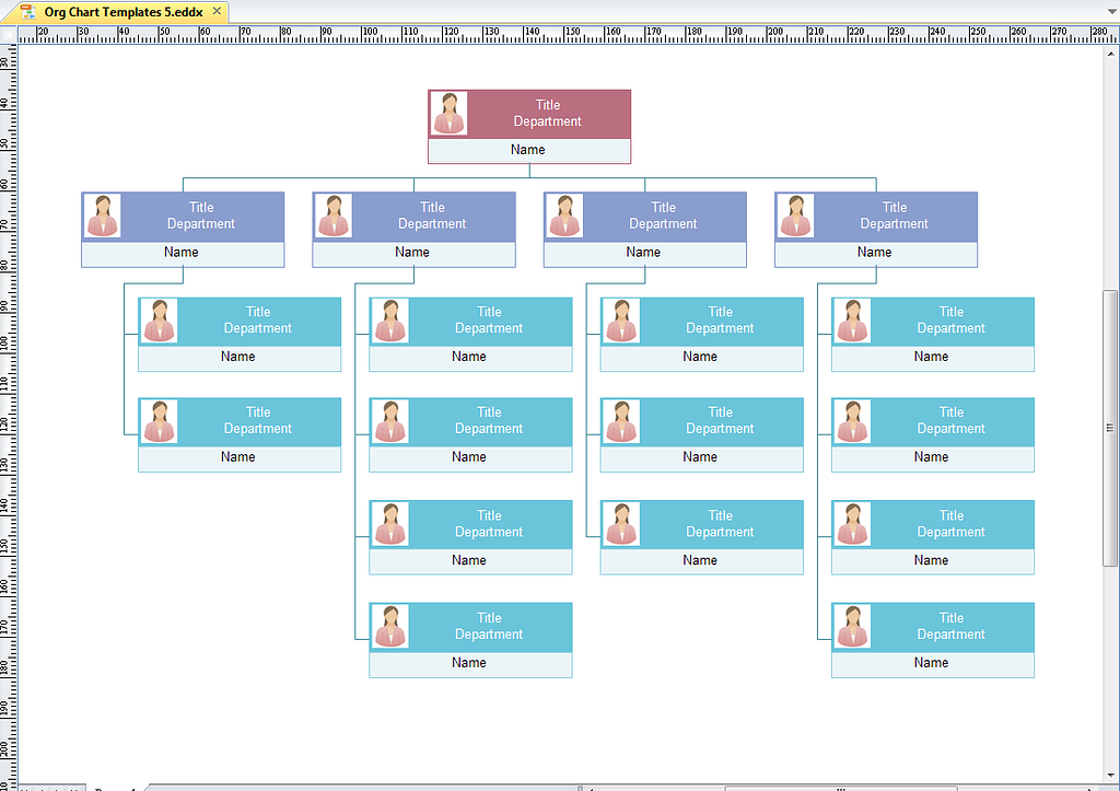 Org Chart Template in Microsoft Word