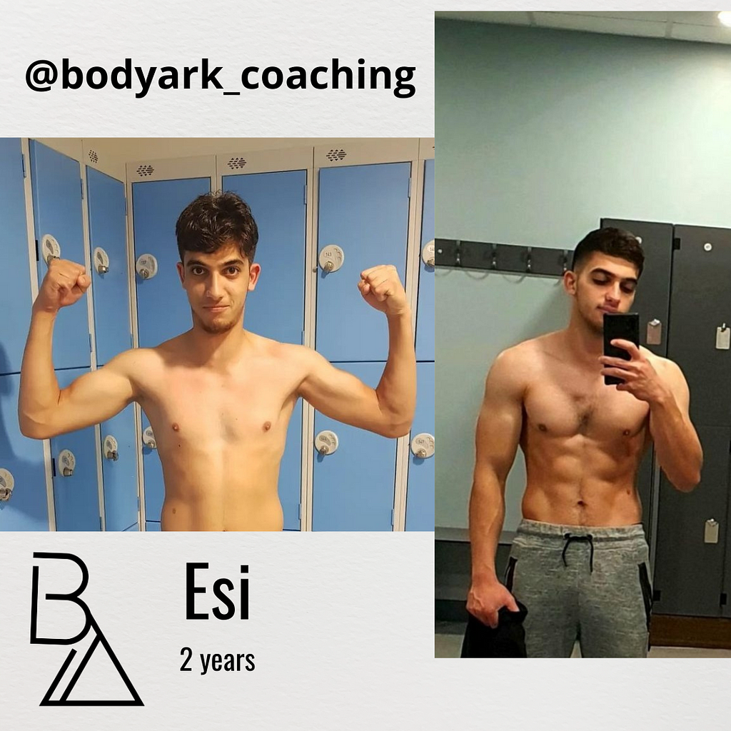 Esi’s Calisthenics Transformation with Body ark Colchester Personal trainer