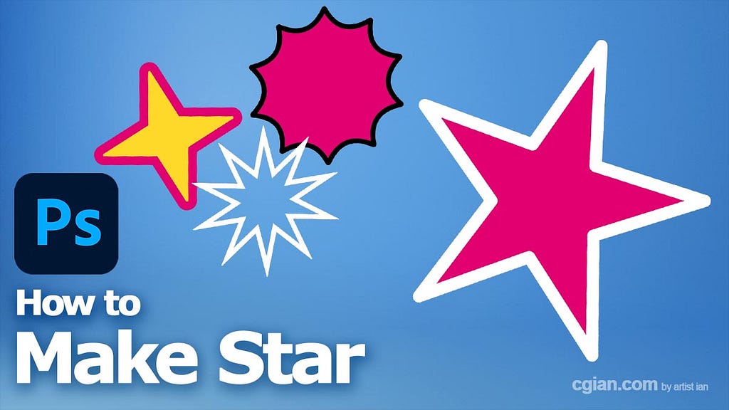 How to make a star in Photoshop