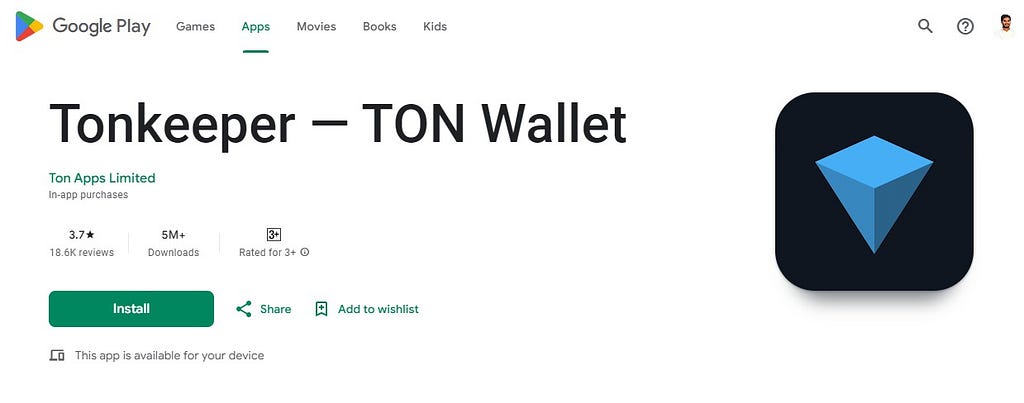 Download the official TON Wallet app