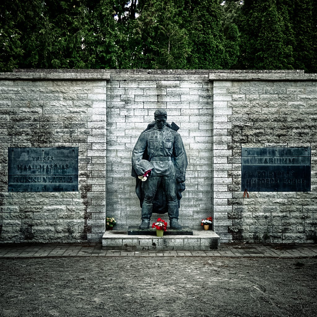 The Bronze Soldier Statue, Tallinn, Estonia