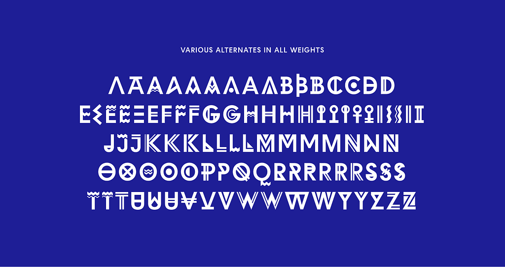 Ogojiii typeface