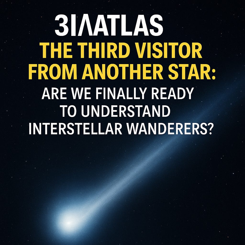 3I/ATLAS – The Third Visitor from Another Star: Are We Finally Ready t