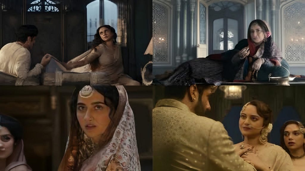 Heeramandi: The Diamond Bazaar Directed by Sanjay Leela Bhansali a majestic signature flair to stories of love and betrayal in the lives of courtesans in pre-independence India.