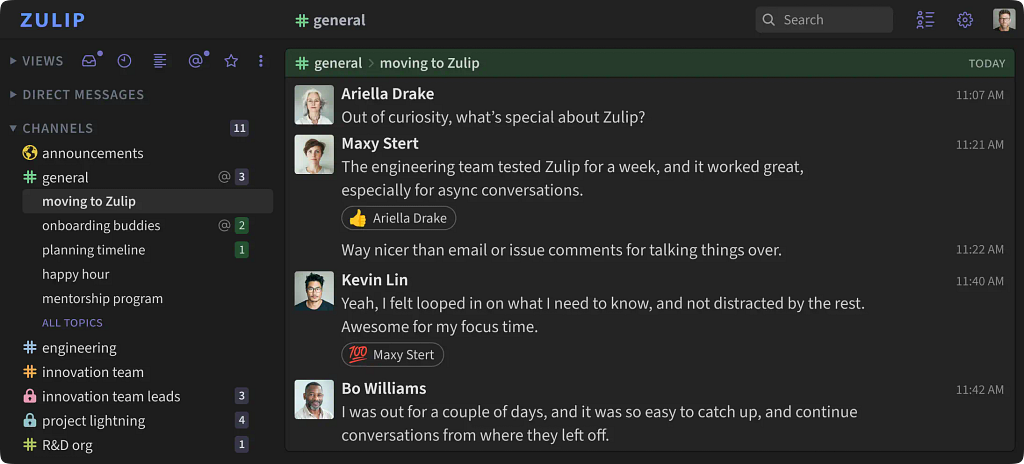 Organized chat for distributed teams | Kuldeepsinh Jadeja