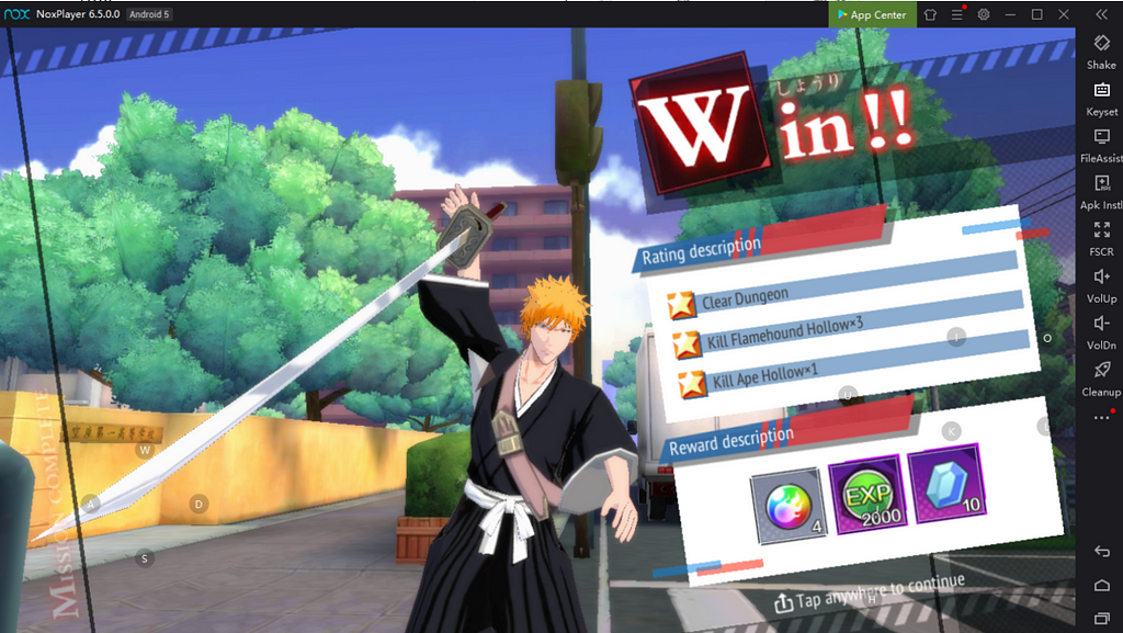 bleach mobile on pc