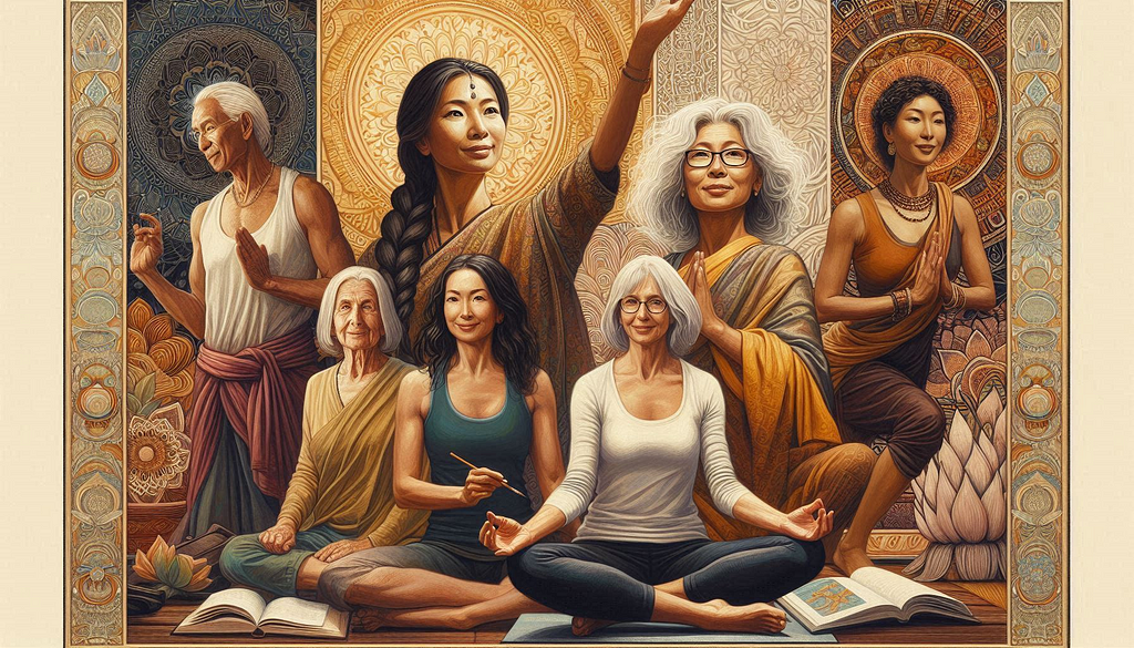 An image showing characters that represent the The Most Well-Known Yoga Teachers