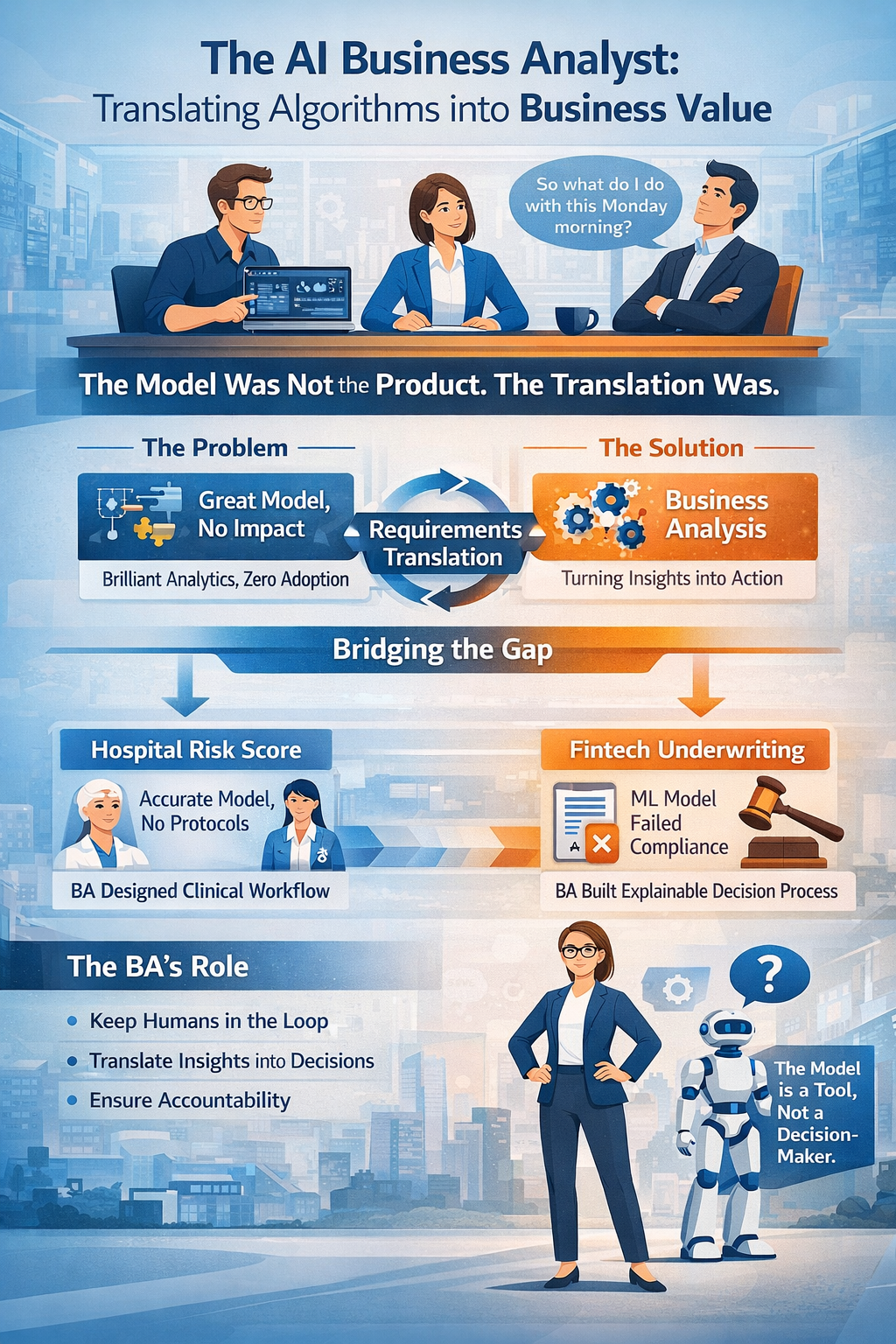 The AI Business Analyst: Translating Algorithms into Business Value