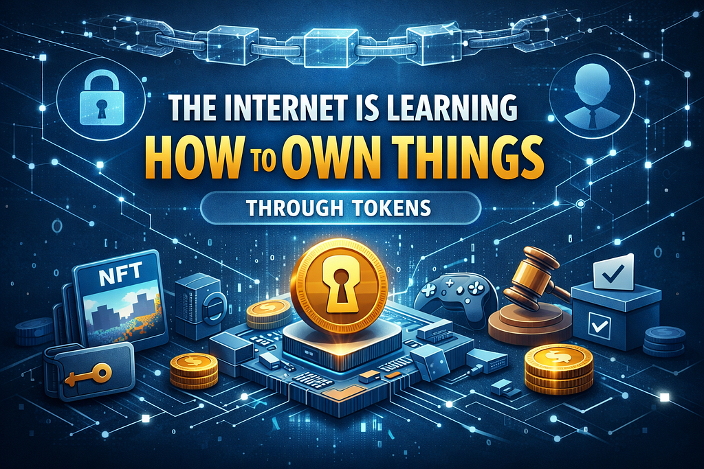 اینترنت در حال یادگیری مالکیت چیزها است. از طریق توکن‌ها