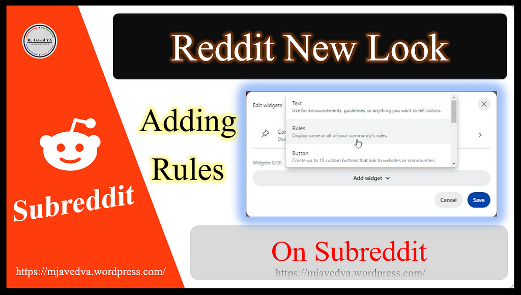 Adding Rules on Subreddit Reddit New Look
