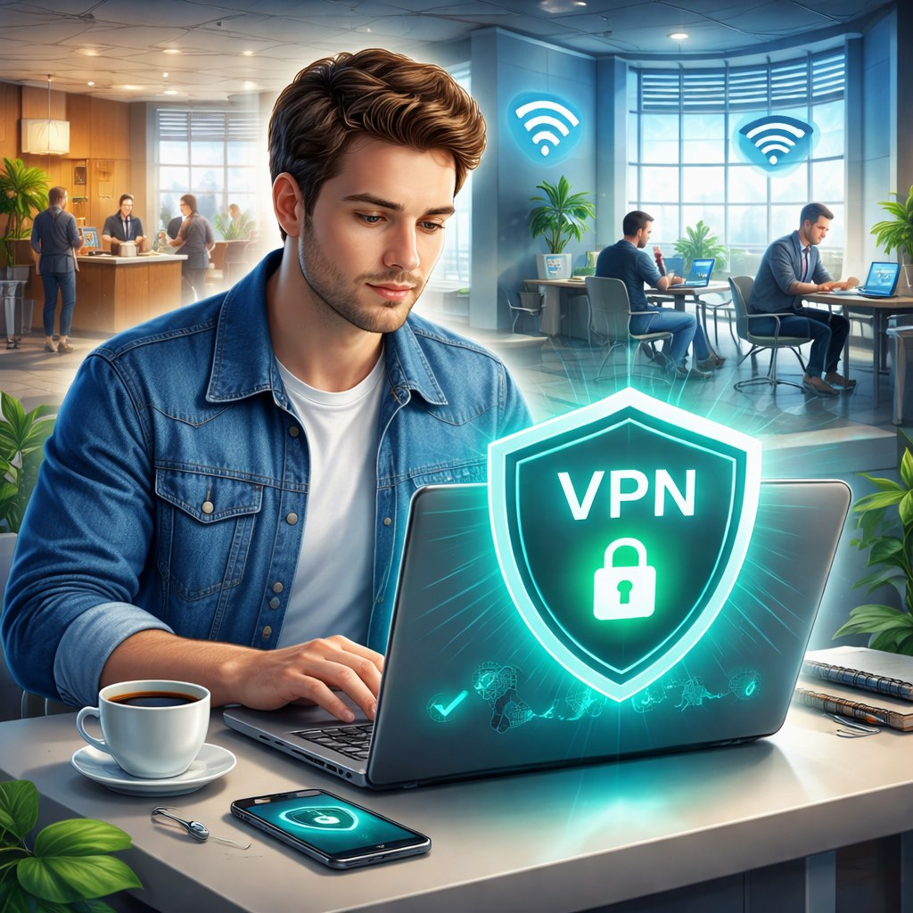 How to Use a VPN in Hotels Airports and Coworking Spaces Without Getti