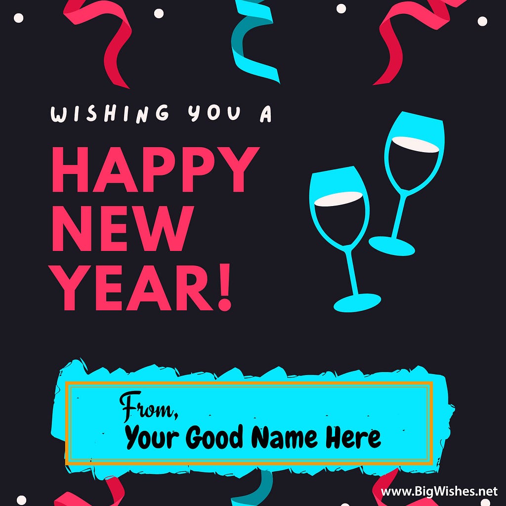 happy new year card