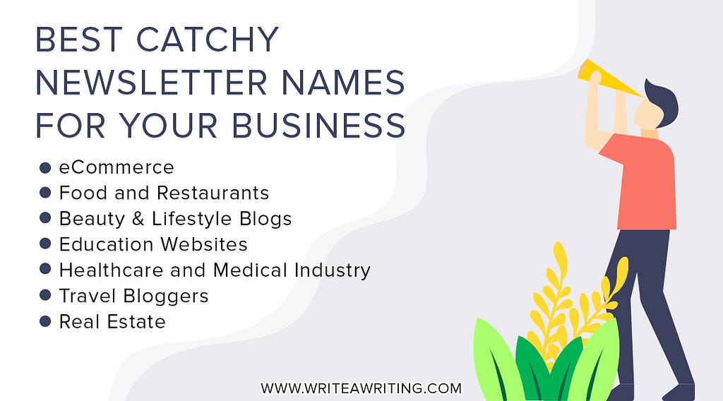 newsletter names for business, newsletter name ideas, newsletter name suggestions