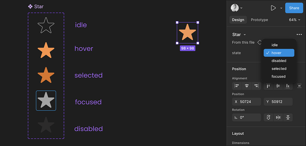 star component